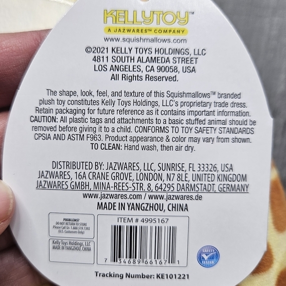 Squishmallows Cam the Cat 2021 NEW with tags 7.5" - Picture 5 of 5